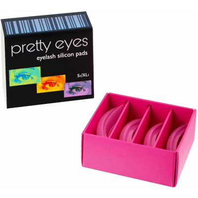 Набор валиков из 4 пар (розовые - плоские) S1-XL1, Pretty Eyes