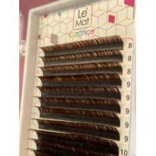 Ресницы Dark chocolate Le Maitre "Caprice" 20 линий микс