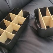 Органайзер стильный с деревянными разделителями для хранения