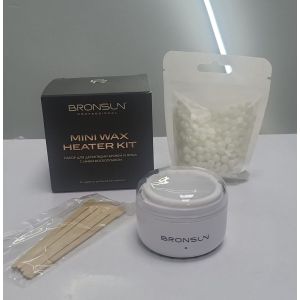 Воскоплав минис чашей, Набор для депиляции бровей, Bronsun