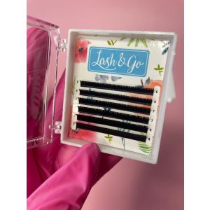 Ресницы черные МИНИ (6 линий), Lash&Go MIX МИНИ