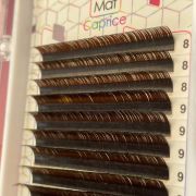 Ресницы Dark chocolate "BRONZE" (20 линий), Le Maitre MIX