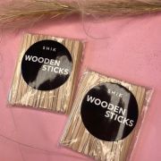 Шпатели мини деревянные "Wooden sticks" для нанесения воска, Shik