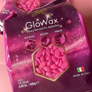 Воск сверкающий пленочный Glowax "Cherry Pink", 400 грамм, italwax
