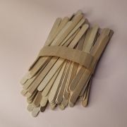 Шпатели деревянные косметические средние 50 шт, 140х9х2мм