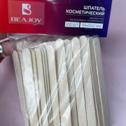 Шпатели деревянные косметические средние 100 шт, 114х10х2мм, Beajoy