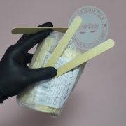 Шпатели деревянные косметические широкие 100 шт, 140х16х2мм