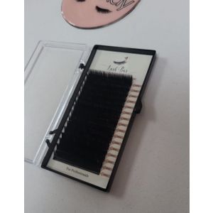 Ресницы чёрные РЕДКИЕ или  Экстремальные (короткие) Длинны, Толщины, Lash Bar, отдельные длины  С 0.12